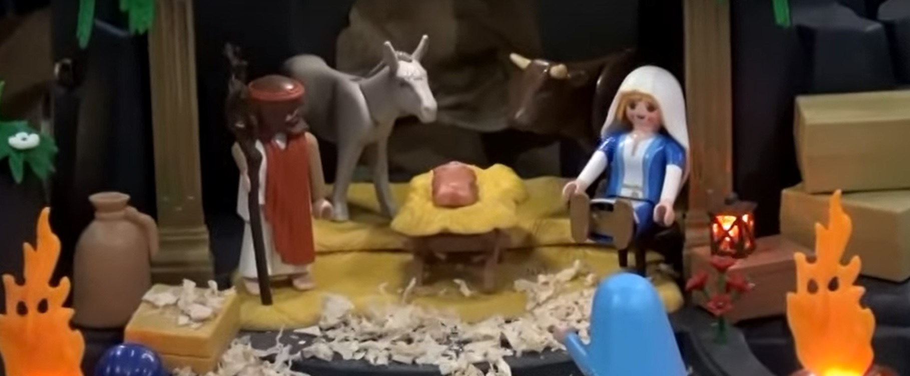 El belén hecho con más de 7.000 playmobil, en imágenes | El Norte de